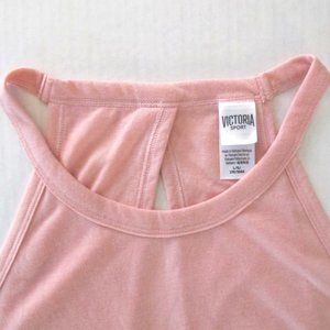 VS SPORT Pink High Neck Soft Tank Top Size L